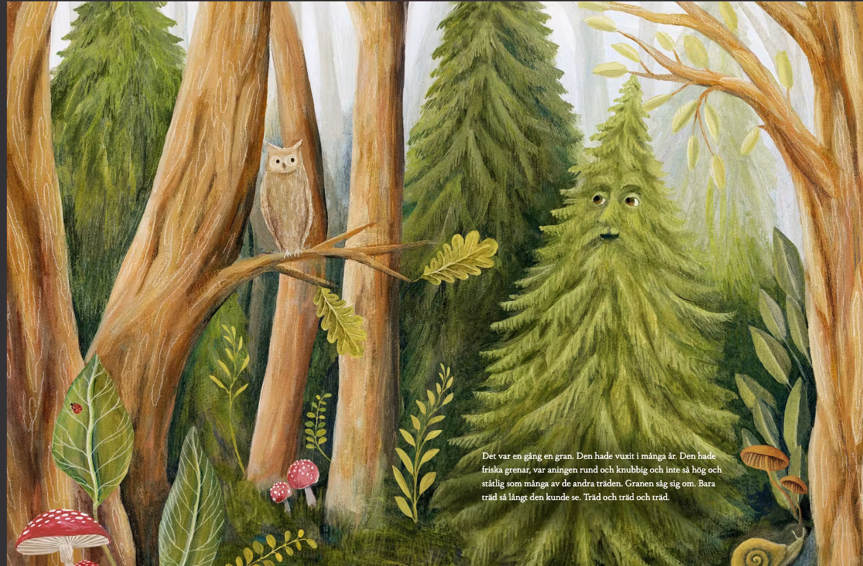 Granen som längtade - En saga om att längta bort och hitta hem