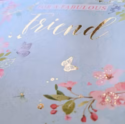 Kort med kuvert - Grattis min underbara vän (Fraktfritt)