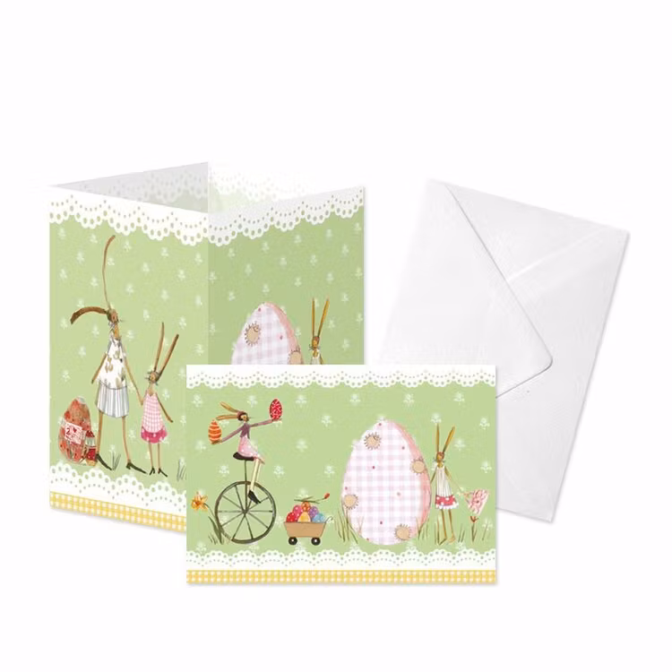 Påsklykta - Skicka den som påskkort - Grön (Fraktfritt)