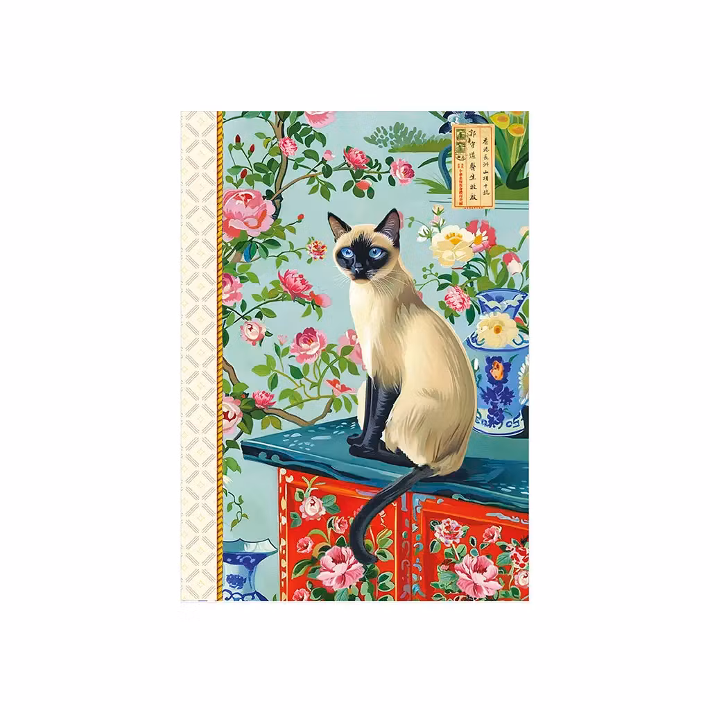 Liten bok för dina koder - Katten på skåpet (A6)