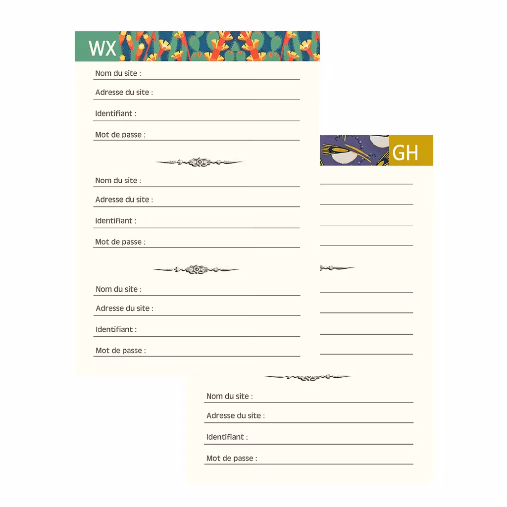 Liten bok för dina koder - Katten på skåpet (A6)