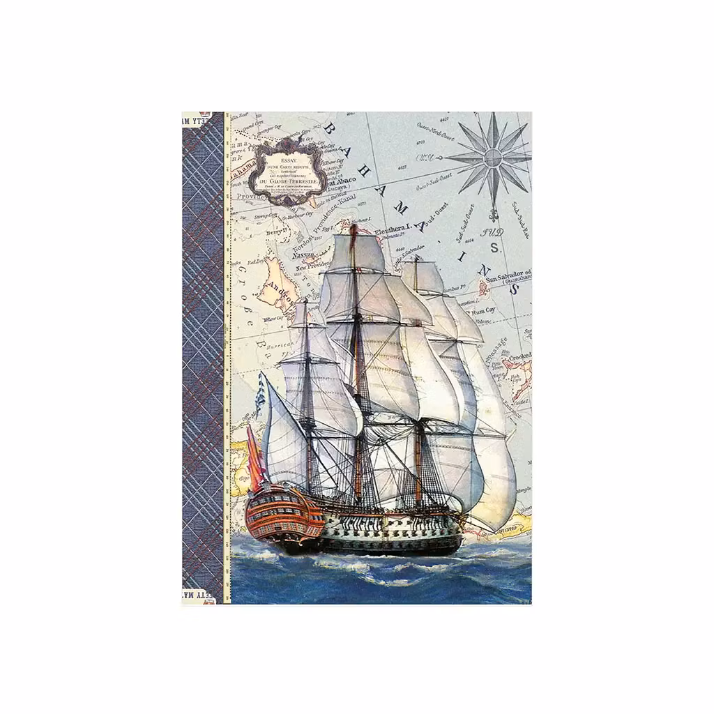 Liten bok för dina koder - Skeppet (A6)