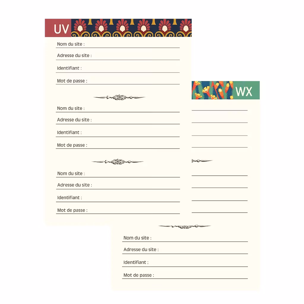 Liten bok för dina koder - Skeppet (A6)