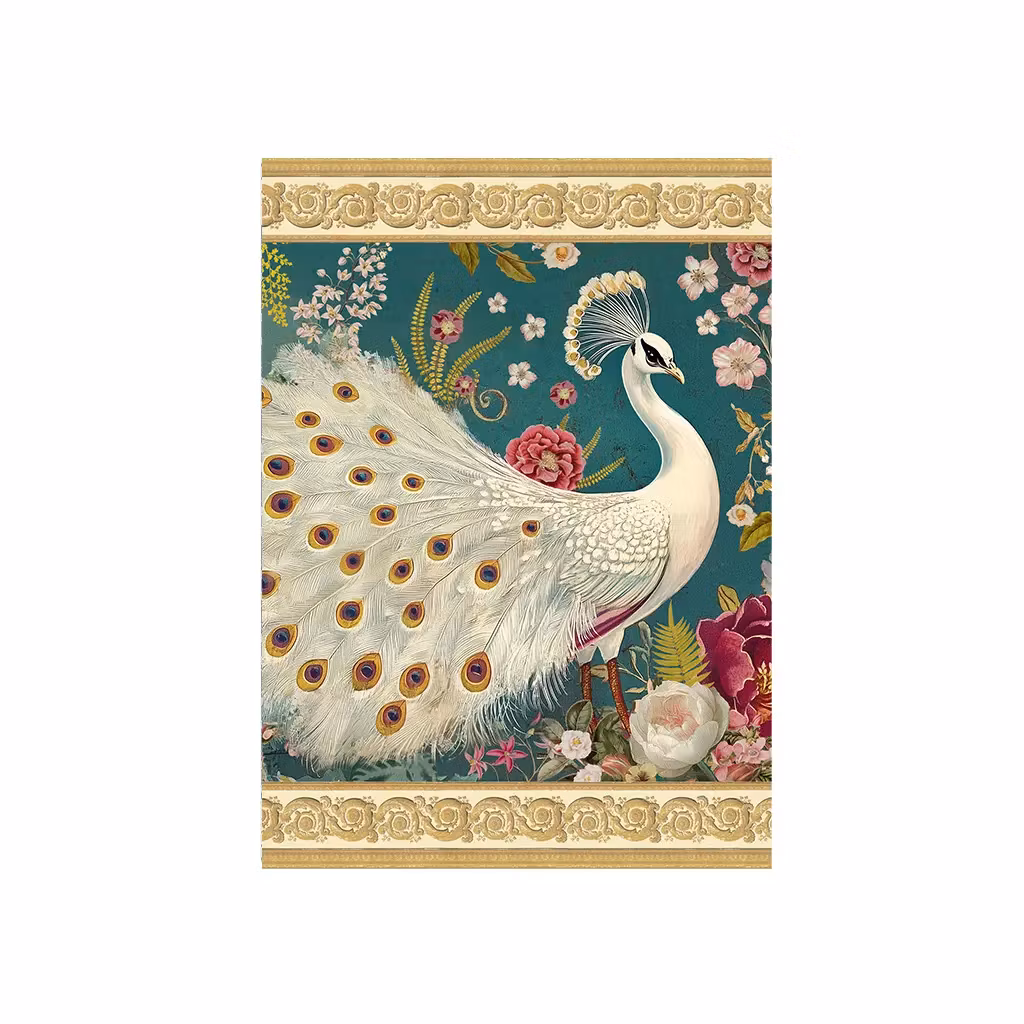 Liten anteckningsbok - Påfågeln (A6)