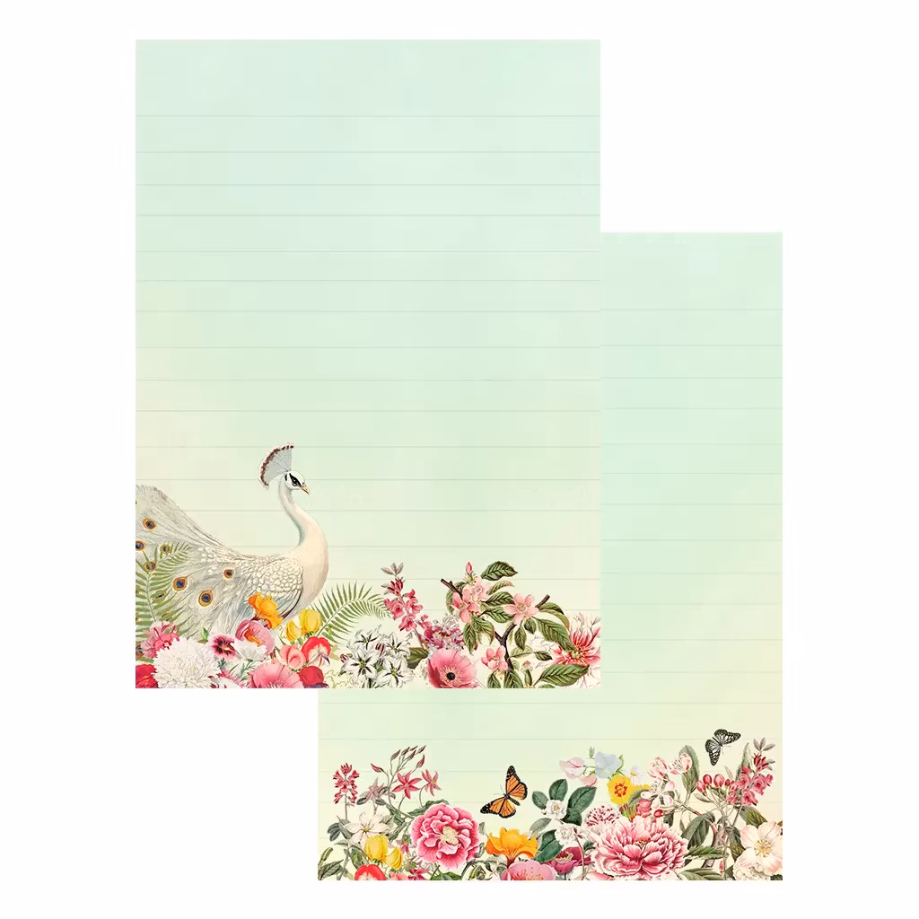 Liten anteckningsbok - Påfågeln (A6)