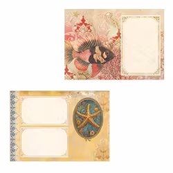 Vacker Anteckningsbok - Maneter (liggande A5)