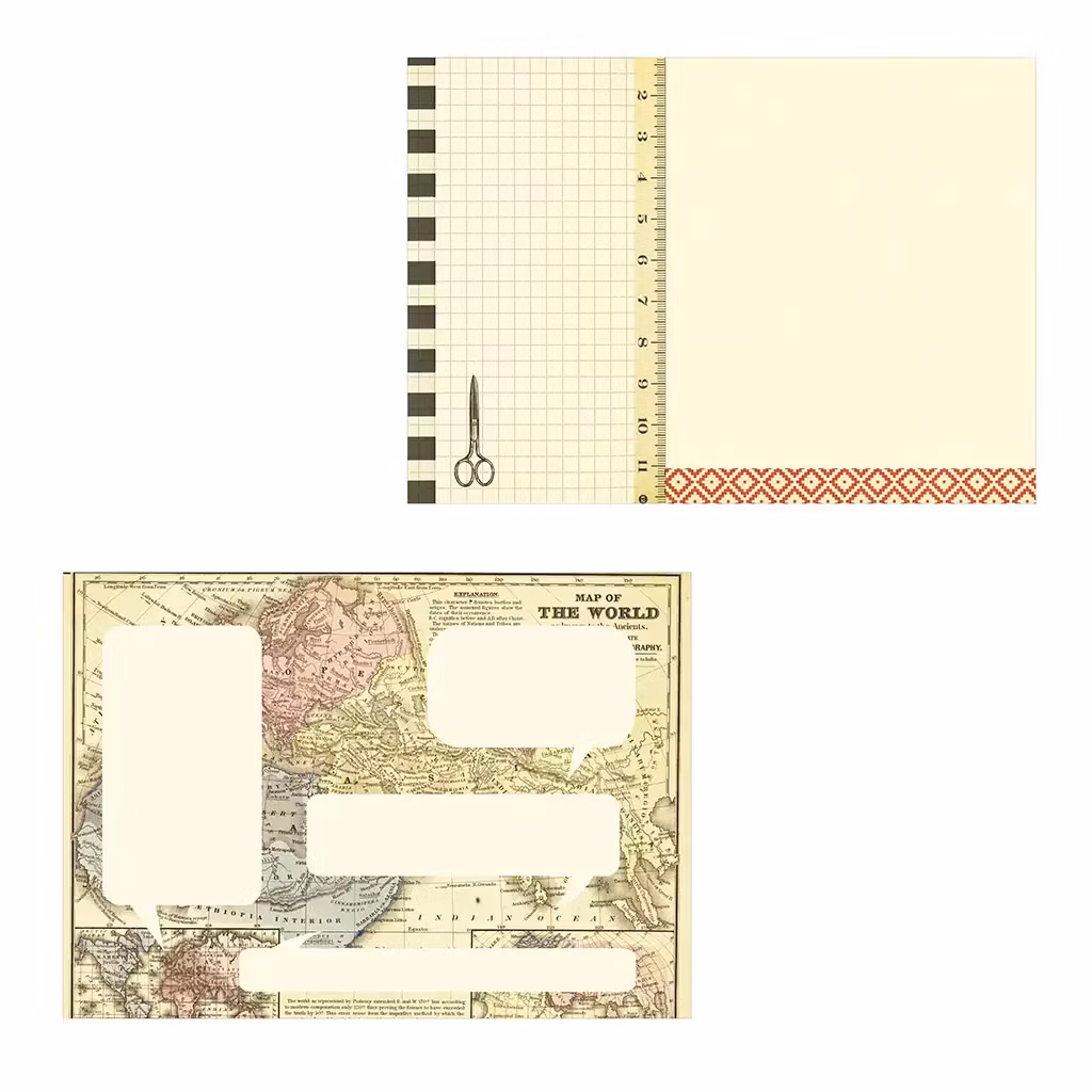 Vacker Anteckningsbok - Resa med flodbåten (liggande A5)