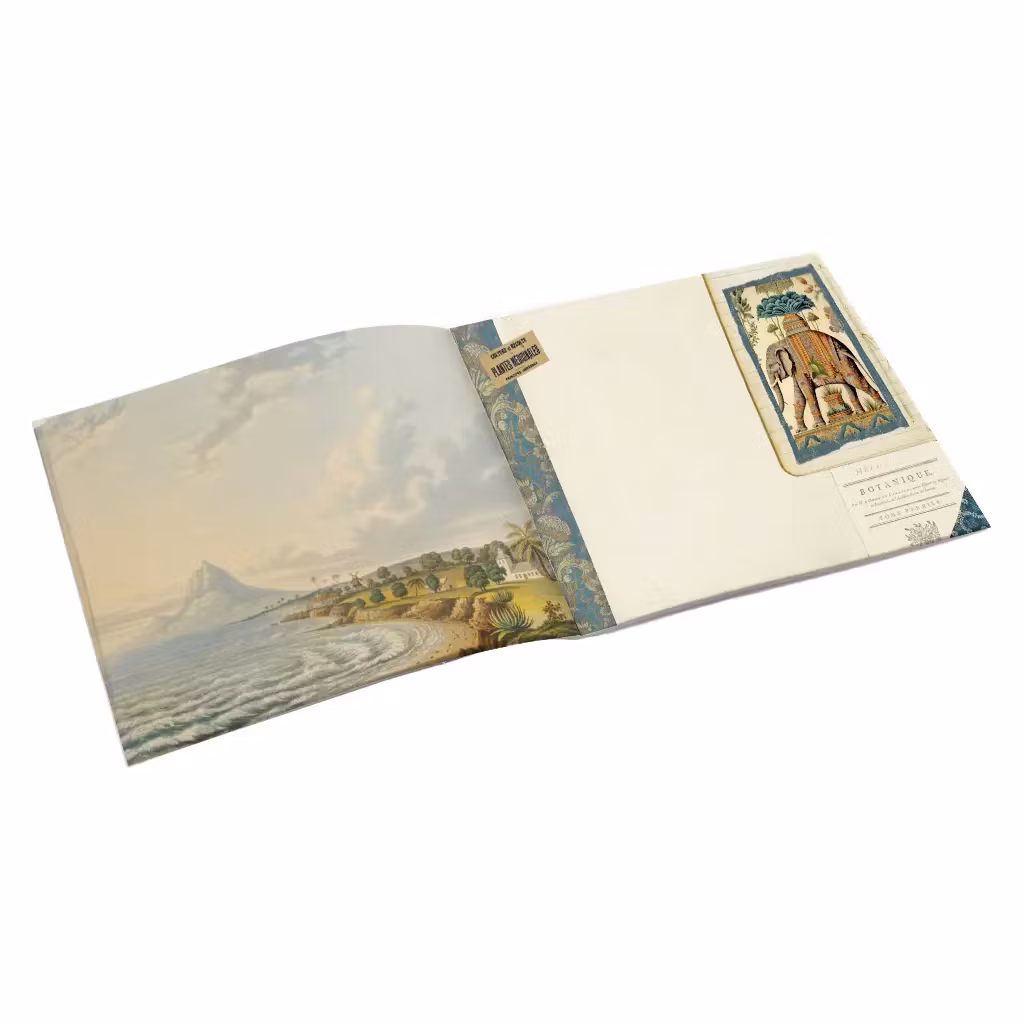 Vacker Anteckningsbok - Jules Verne (liggande A5)