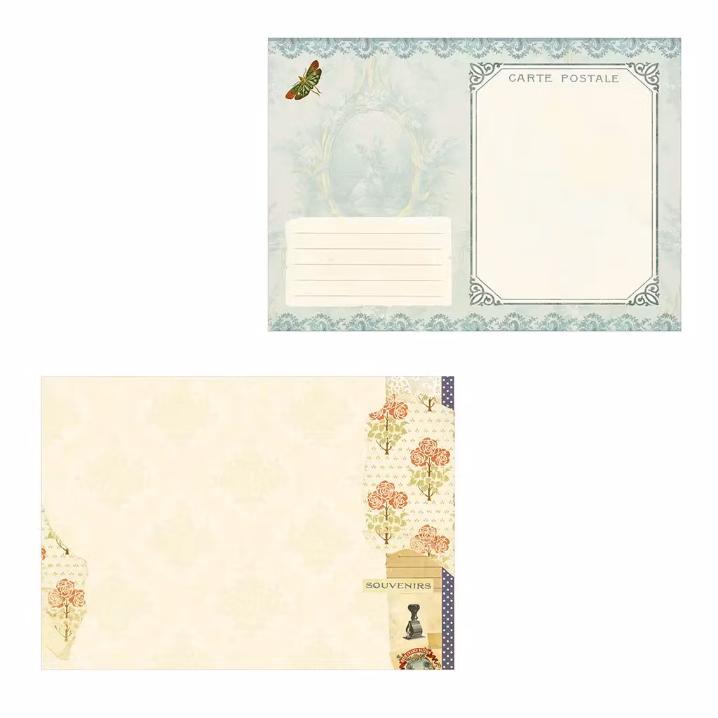 Vacker Anteckningsbok - Resa i världen (liggande A5)