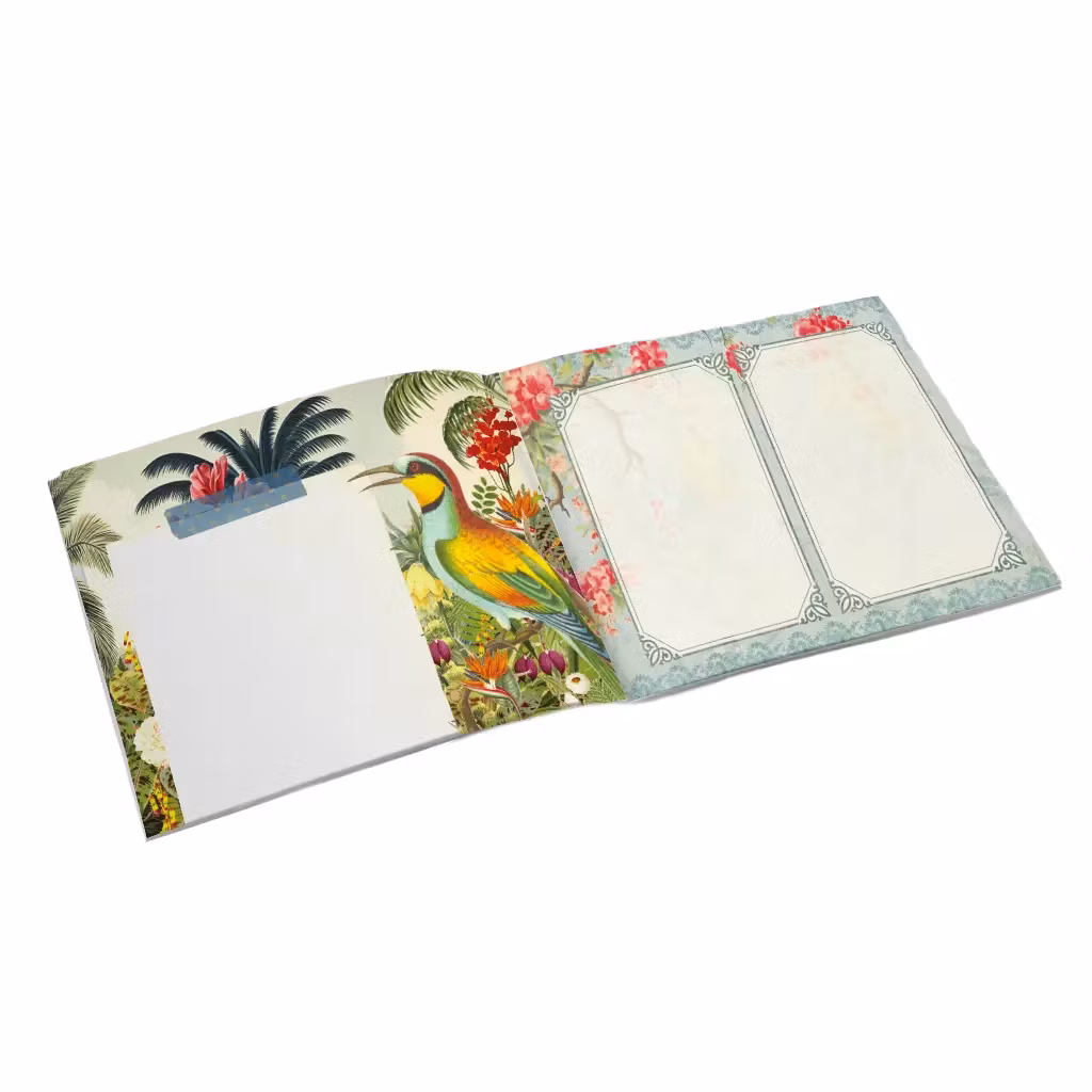 Vacker Anteckningsbok - Kollibrin (liggande A5)