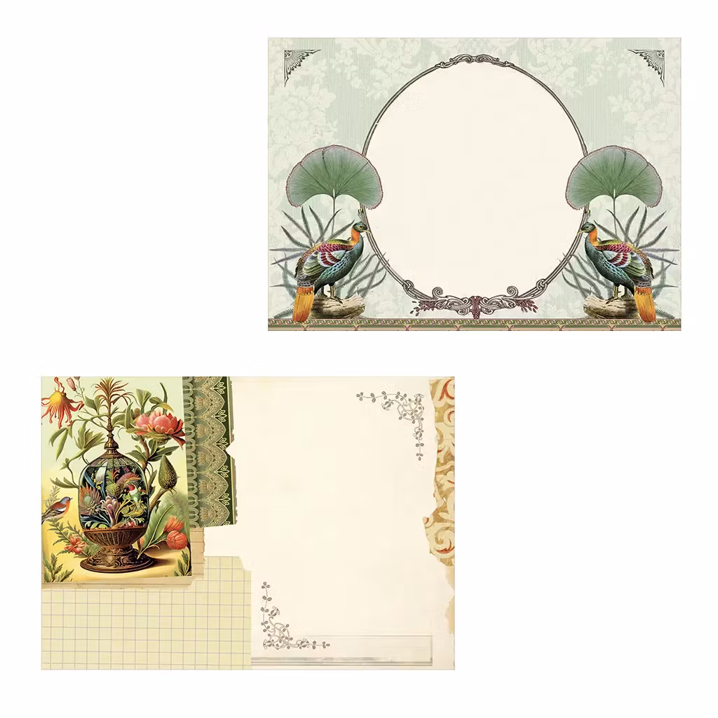 Vacker Anteckningsbok - Kollibrin (liggande A5)