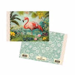 Liten anteckningsbok - Flamingon (A6)