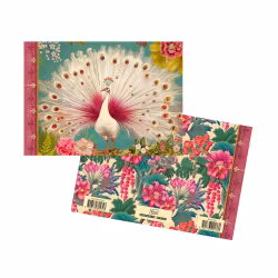 Liten anteckningsbok - Påfågeln (A6)