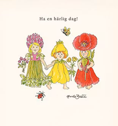 Dubbelt kort med kuvert - En härlig dag (Fraktfritt)