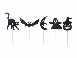 Halloweendekoration - Tandpetare med Halloweentema