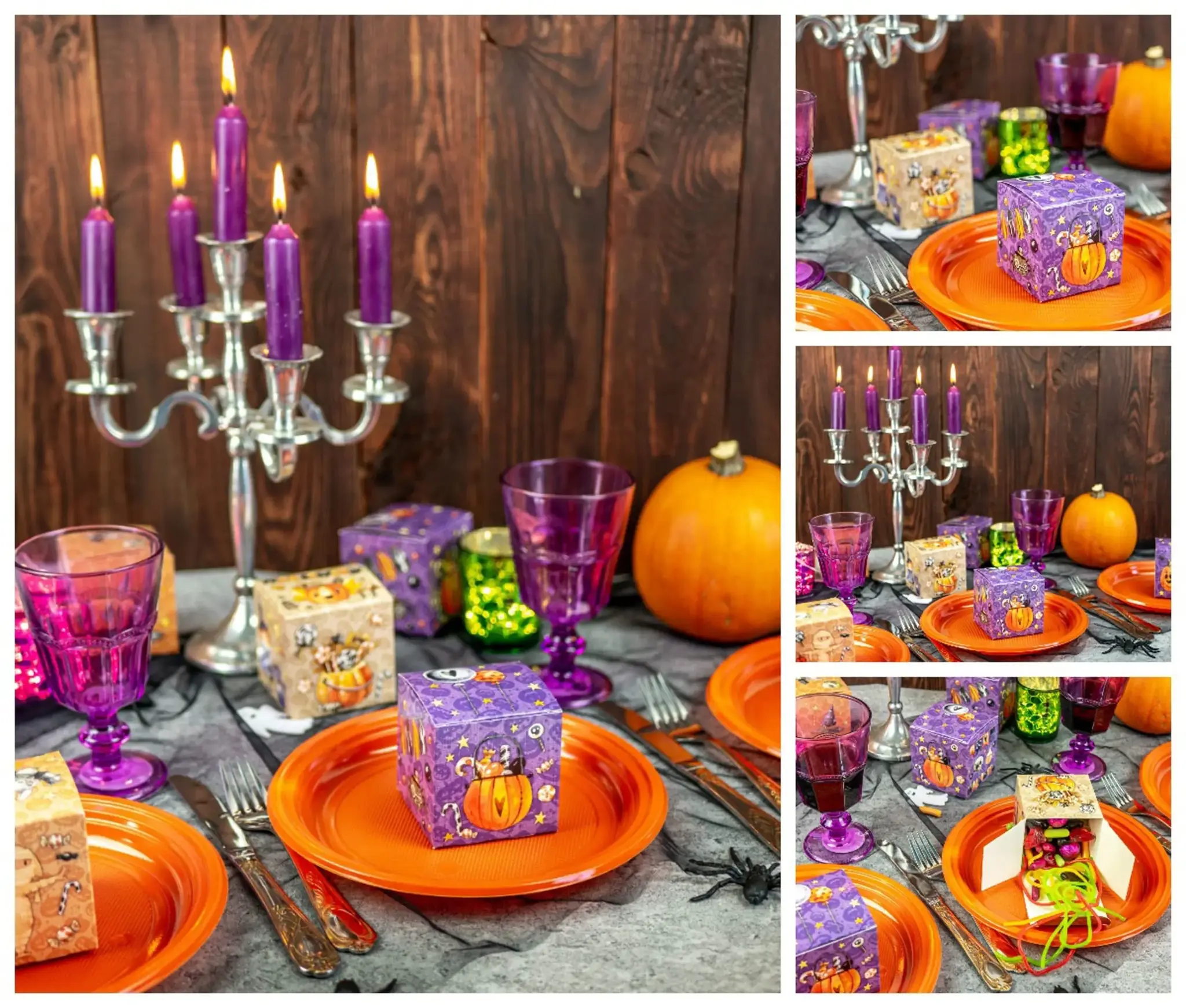Små presentlådor till Halloween (12 stycken)