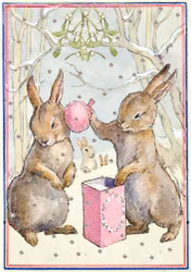 Kort med kuvert - En rosa kula (Fraktfritt)