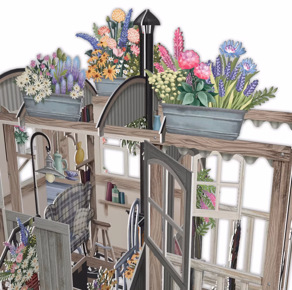 Magiskt gratulationskort - Herdens husvagn (Fraktfritt)