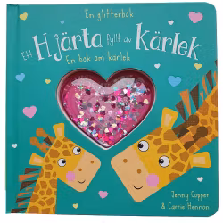 Ett hjärta fyllt av kärlek - En bok fylld med glitter