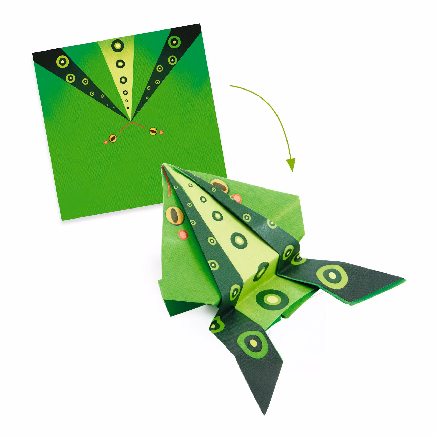 Origami- Hoppande djur