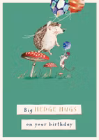 Kort med kuvert - Igelkottens flygtur (Fraktfritt)