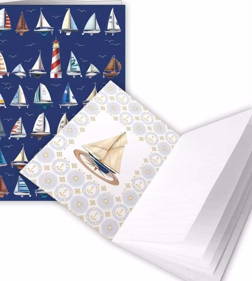 Liten anteckningsbok - Båtar