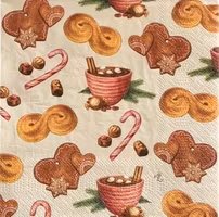 Servetter - Lussebullar & Pepparkakor