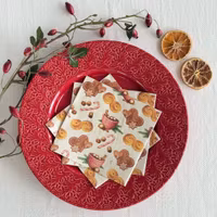 Servetter - Lussebullar & Pepparkakor