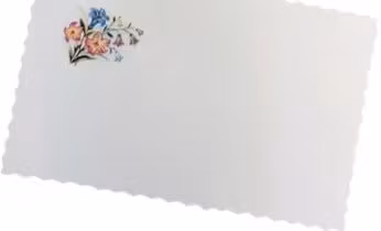 Förpackning med enkla kort med kuvert - Blommor (Fraktfritt)