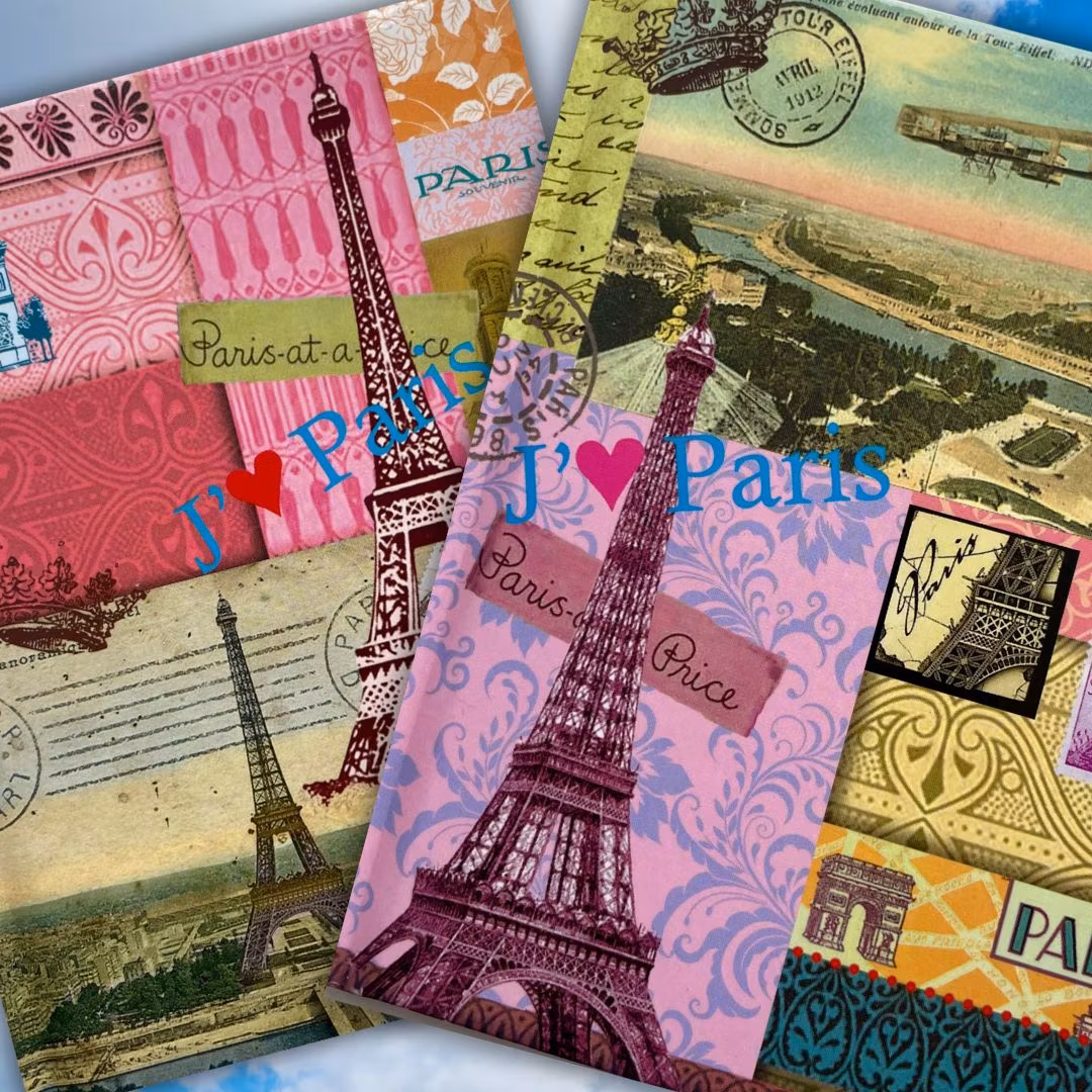 Liten anteckningsbok - Paris (två olika att välja bland)