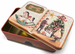 Underbar liten plåtburk - Barnen vid granen