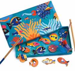 Fiska med magneter (Grafiska fiskar) från Djeco
