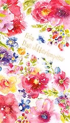 Dubbelt kort med kuvert - Från dina jobbkompisar (Fraktfritt)