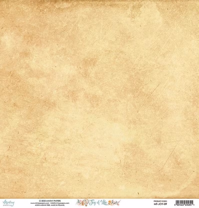 Vackra pysselpapper - Joy of life (24 ark) 15 x 15 cm