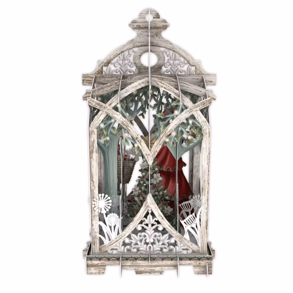 Magiskt julkort - Julens lykta (Fraktfritt)