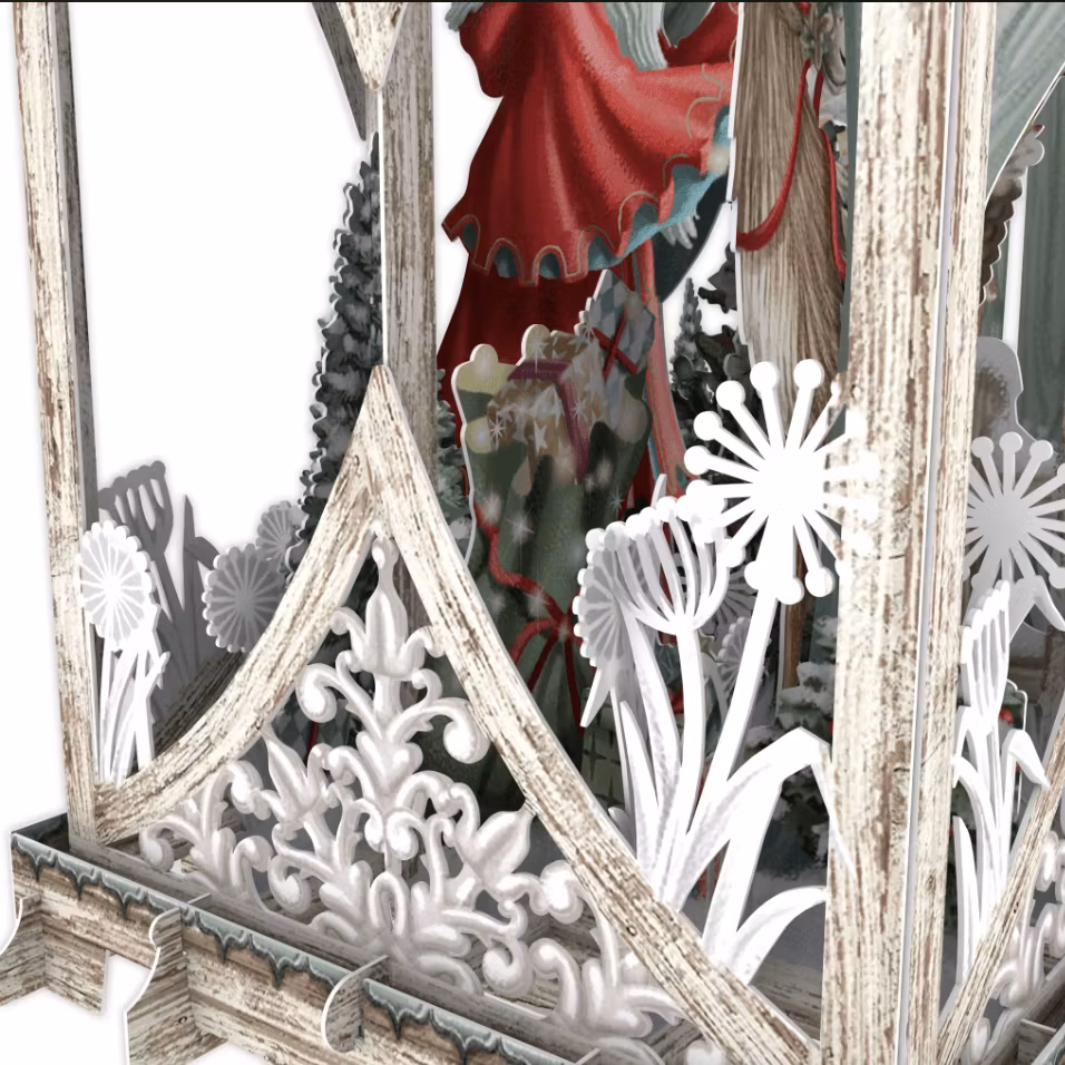 Magiskt julkort - Julens lykta (Fraktfritt)