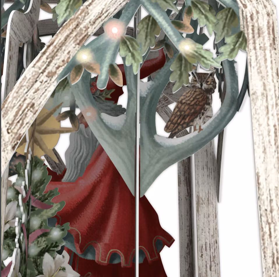 Magiskt julkort - Julens lykta (Fraktfritt)