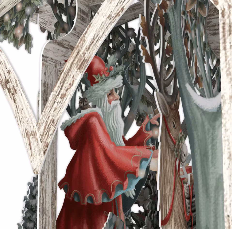 Magiskt julkort - Julens lykta (Fraktfritt)