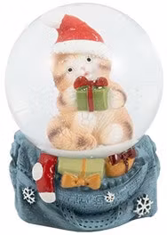 Liten snöglob - Julkatt