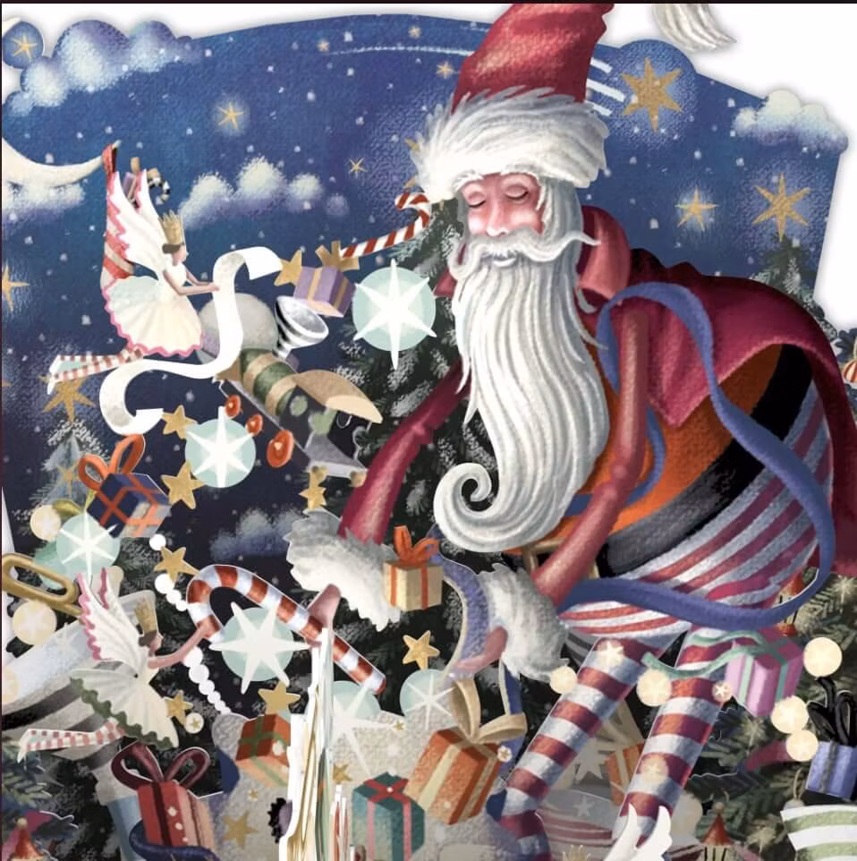 Magiskt julkort - Julklappsutdelning (Fraktfritt)