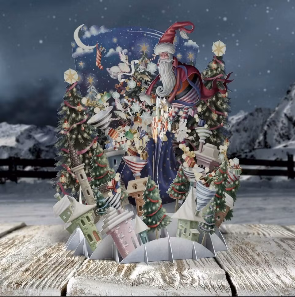 Magiskt julkort - Julklappsutdelning (Fraktfritt)