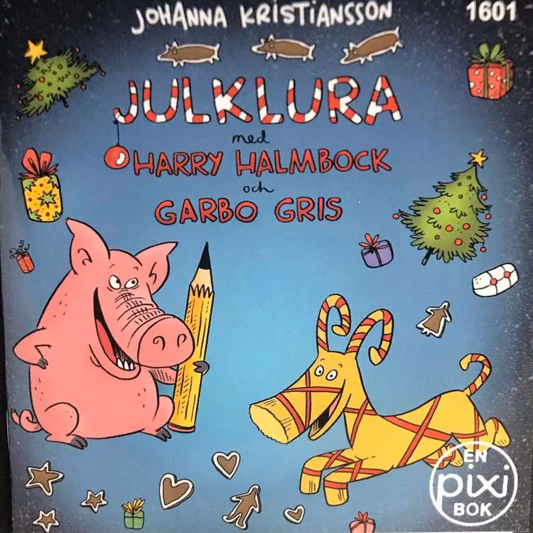 Pixiböcker med jultema - Flera att välja på (Fraktfritt)