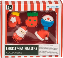 Förpackning med sudd - Jul - Välj vilka du vill ha