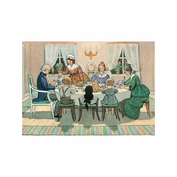 Enkelt Kort - Kaffekalaset (Fraktfritt)