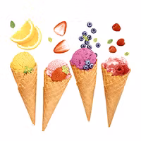 Kaffeservetter - Glassar