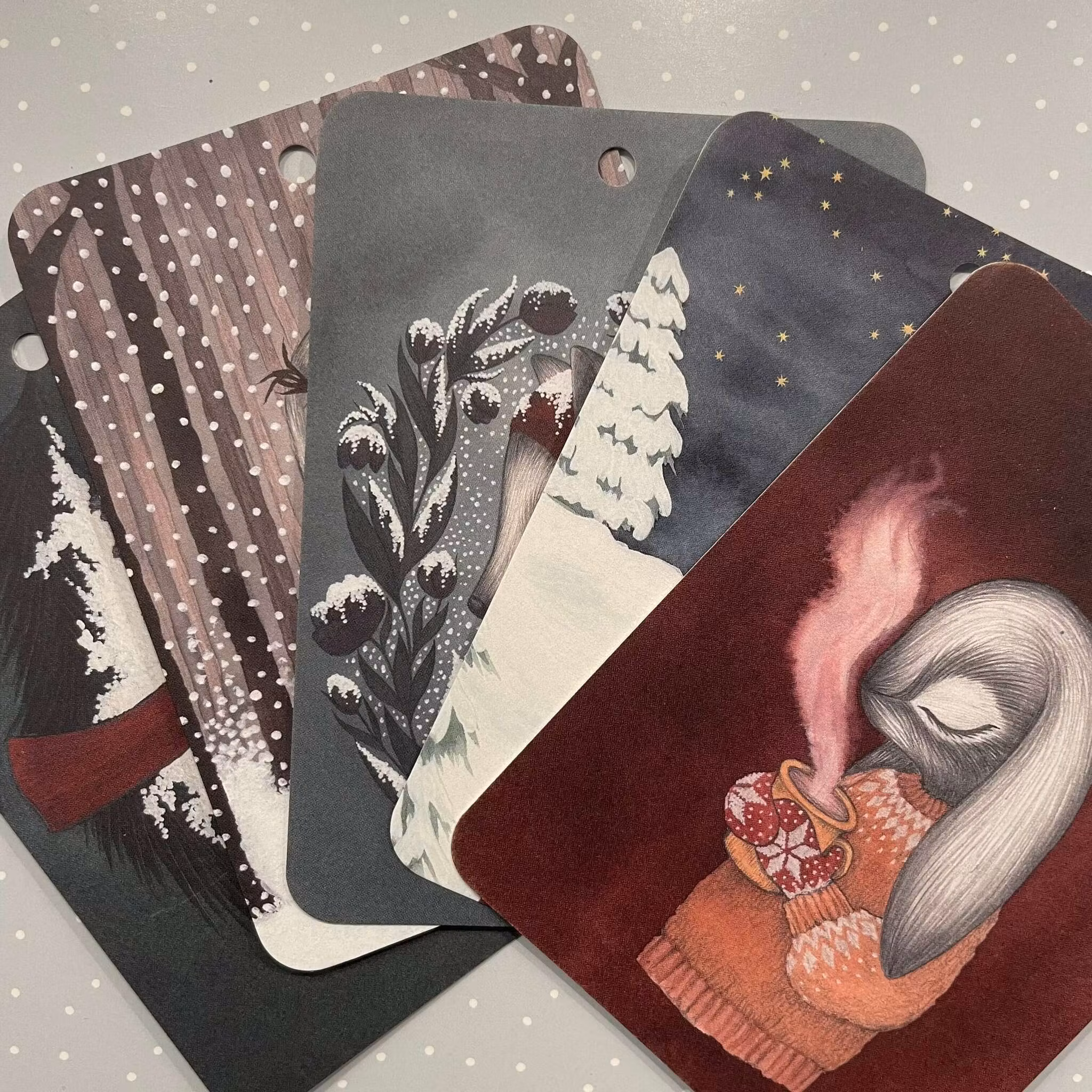 Julklappsetiketter - Kramar i julen