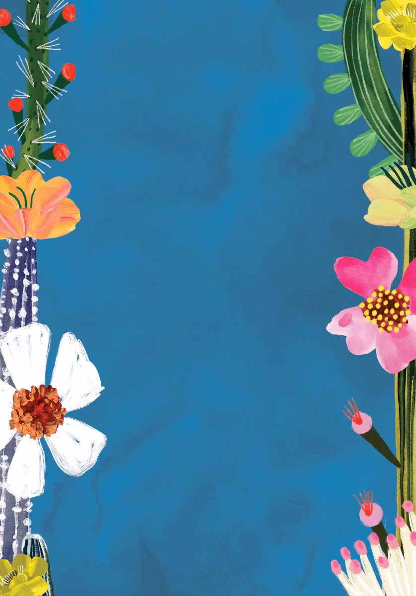 Skrivset med Brevpapper - Kaktusar