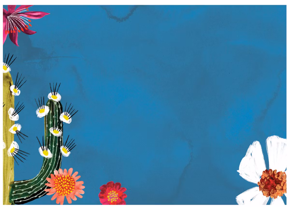 Skrivset med Brevpapper - Kaktusar