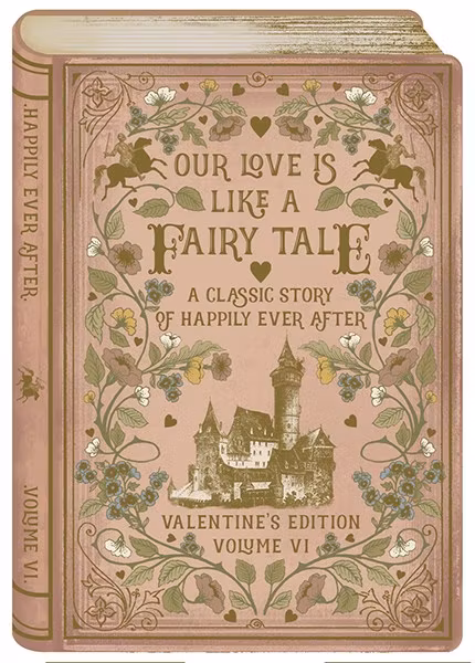 Kort med kuvert - Kärlekssaga (Fraktfritt)