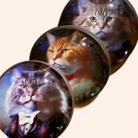 Magneter med vackra katter (välj själv vilken du vill ha)